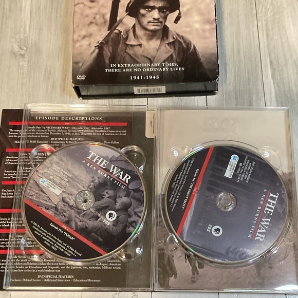 Ken Burns - The War DVD, 2007, 6-Disc Set PBS Home Video 'The War' DVD - Picture 3 of 7